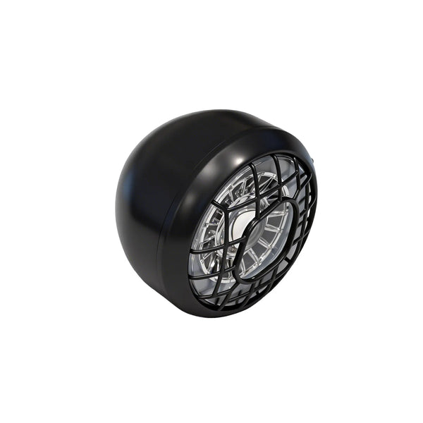 OUXI V8 Headlight, includes 150mm lead wire, fitted with black rustproof screws